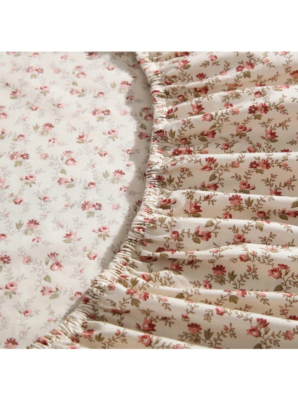 Laura Ashley Cream king Sheet Set Pink Floral sweet success pattern - Picture 7 of 7